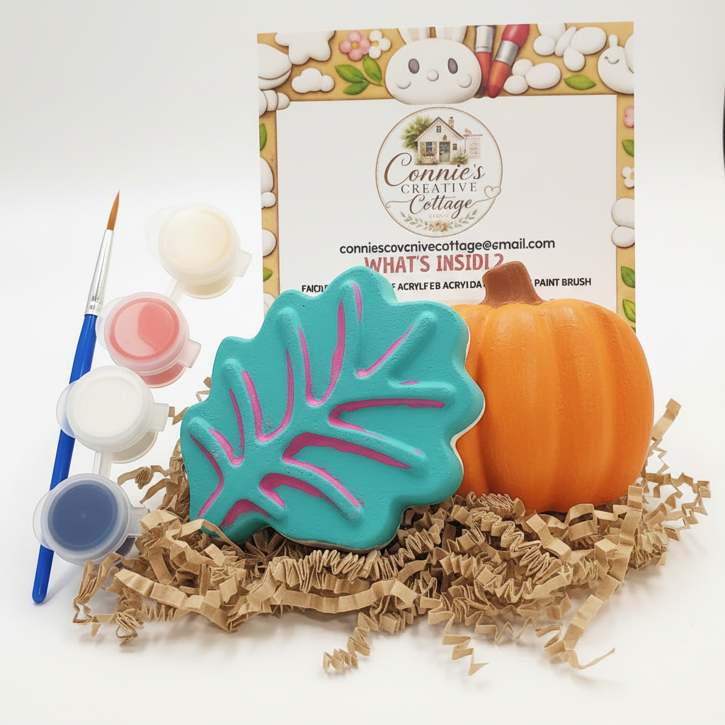 Fall Leaf and Pumpkin