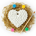 Hanging Textured Heart