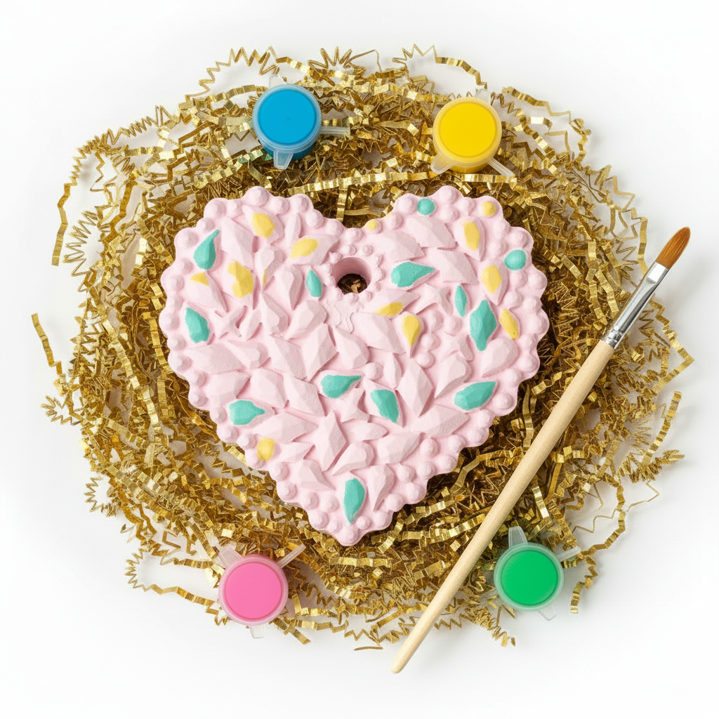 Hanging Textured Heart