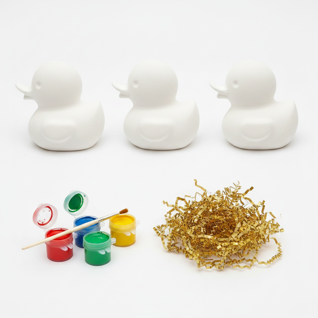 3 Lil Duckies plaster painting kit
